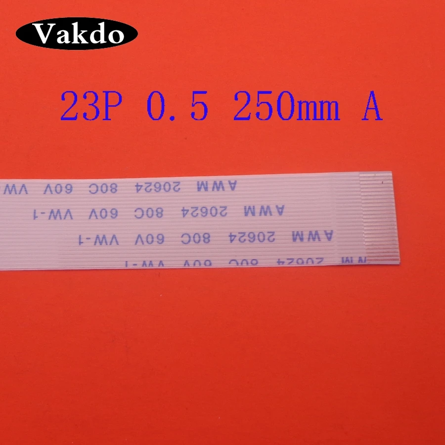 1 2 шт 23pin FFC FPC плоский гибкий кабель 0 5 мм Шаг 23 pin A type длина вперед 250 ленточный