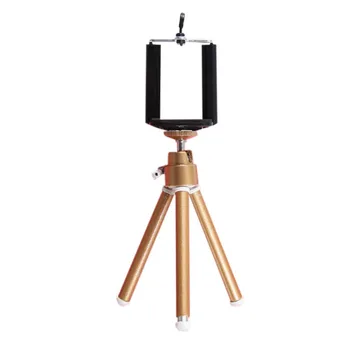

High Quality Durable Mini Tripod Desktop Photo Stand With Phone Clip Selfie Tool Photography Accessory