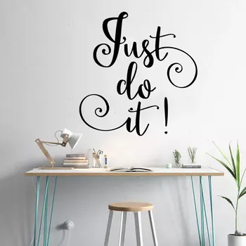 

English Proverb Wall Sticker Just Do It Bedroom Study Decoration Stickers