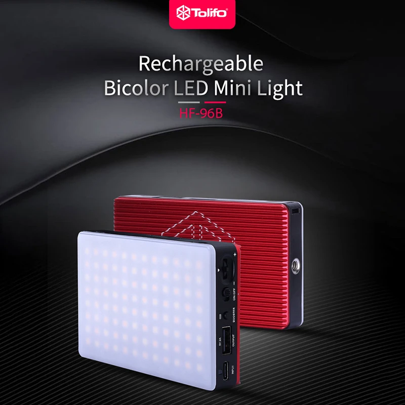

LED Video Light Photography Lighting Variable Color Temperature Pocket Lamp Dimmable Flash Light Fill Light for Video Vlog
