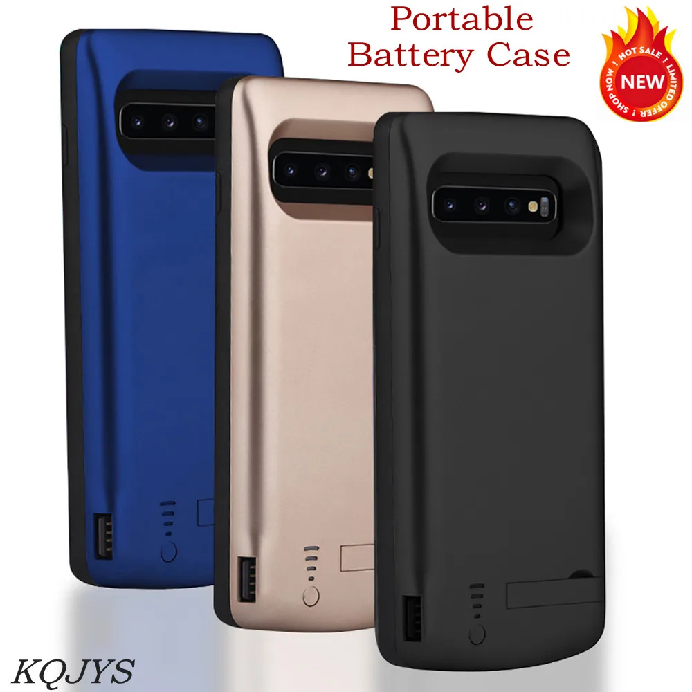 Ударопрочный чехол KQJYS для зарядки аккумулятора Samsung Galaxy S10 Plus S10e задняя крышка