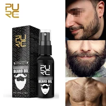 

PURC Beard Fast Growth Oil Spray Natural Beard Conditioner Groomed Fast Beard Growth Enhancer Thicker Nourishing Beard Care 30ML
