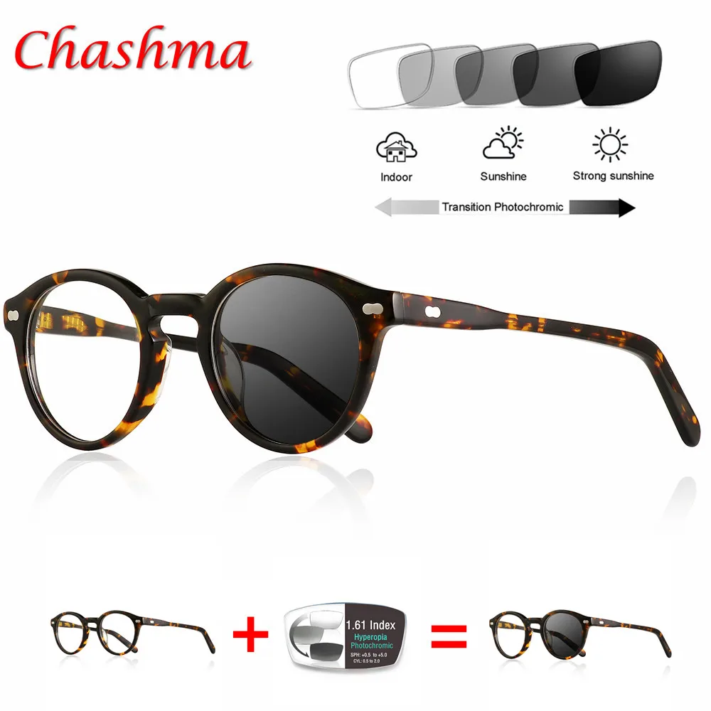 Chashma Big Circle Men Glasses Sunglasses Frame Fashion Women Ultra Light  Myopia Prescription Eyeglasses - AliExpress