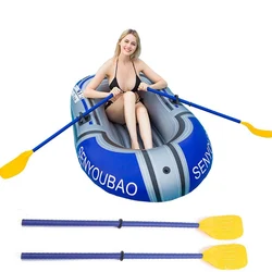 Inflatable Boat PVC Rubber Fishing Boat With Paddles Pump Thickened Rowing Boats Water Skiing Boat Drifting Ship 1 Person