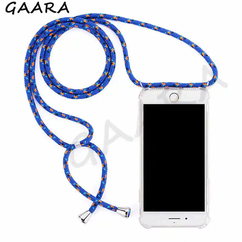 

For Huawei P20 P30 Lite Pro 2019 Protective Phone Case Crossbody Necklace Cord Cover with Rope For Huawei Nova 3e 4e 5i coques