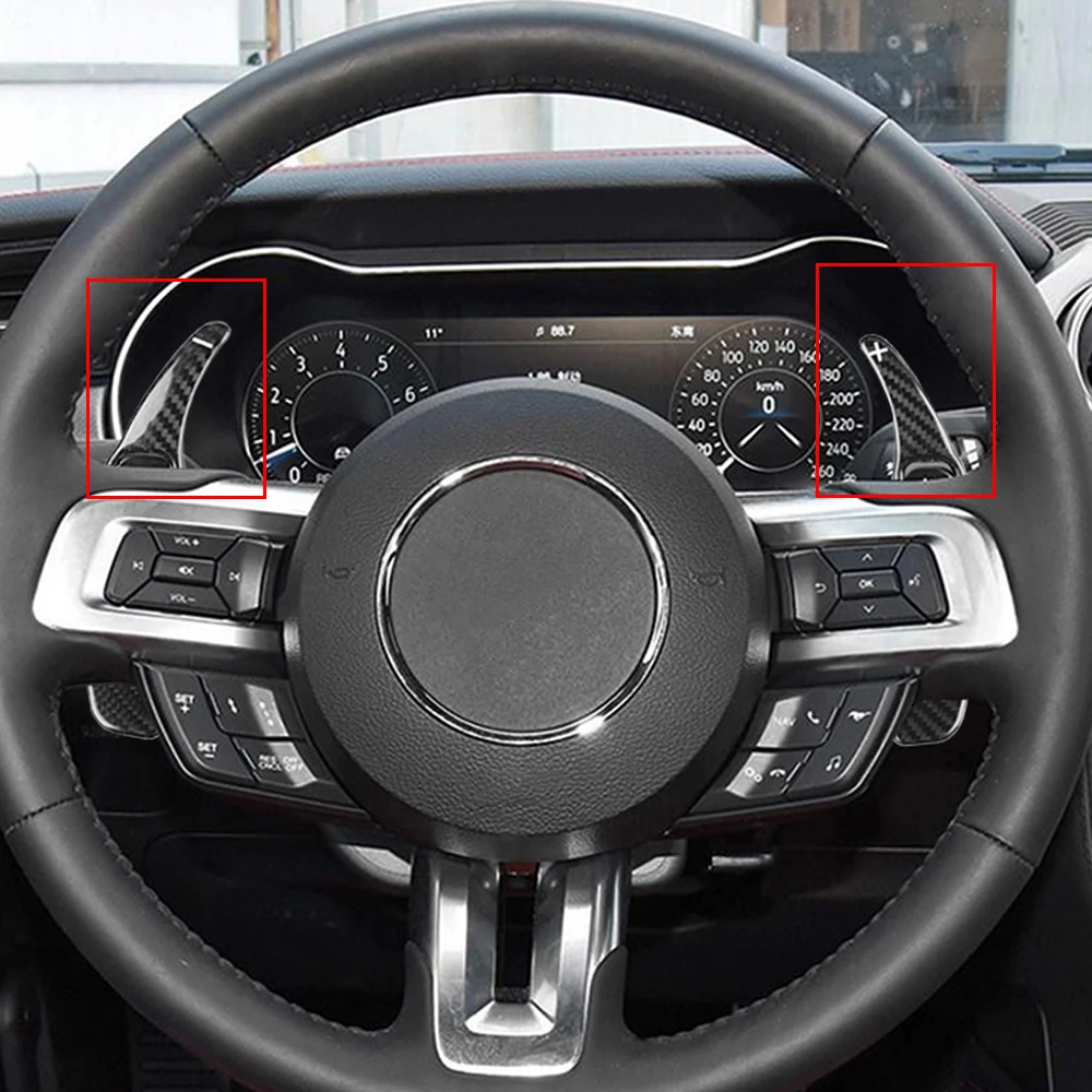1 пара весла переключения передач для Ford Mustang- внутреннее рулевое колесо