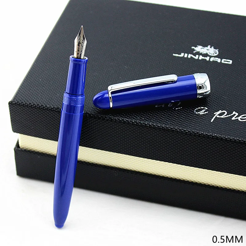 Jinhao 992 синий цвет спираль круглый интерфейс типы офисных студентов тонкий перо