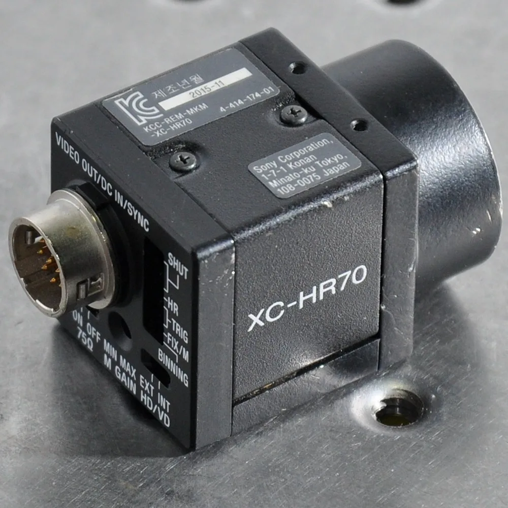 Japan SONY XC HR70 CCD vision system 