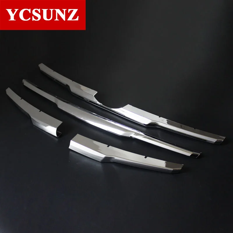 ABS хромированный передний Гриль Крышка для Toyota Hilux Vigo 2012 2013 2014 Автомобильный