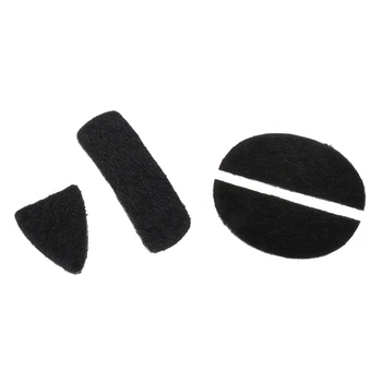 

2 Pairs Archery Arrow Rest Silent Plate Traditional Recurve Bow Longbow Part Black for Men Women Outdoor Sports