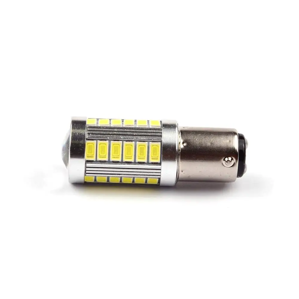 Светодиодная автомобильная лампа 2 шт. BAY15D P21/5 Вт 33 SMD 5630 5730 1157 Вт|dagrijverlichting|p21 w led |