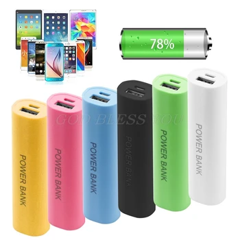 

DIY USB Mobile Power Bank Charger Pack Box Battery Case For 1 x 18650 Portable Drop Shipping
