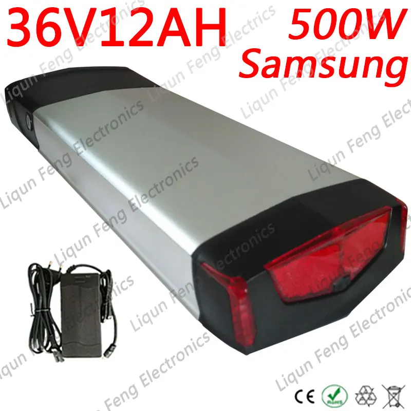 Flash Deal 36V 500W Ebike Rear Rack Battery 36V 12Ah Lithium ion Battery for Electric Bicycle use SAMSUNG 30B Cell with 20A BMS 2A Charger 0 Flash Deal 36V 500W Ebike Rear Rack Battery 36V 12Ah Lithium ion Battery for Electric Bicycle use SAMSUNG 30B Cell with 20A BMS 2A Charger 0