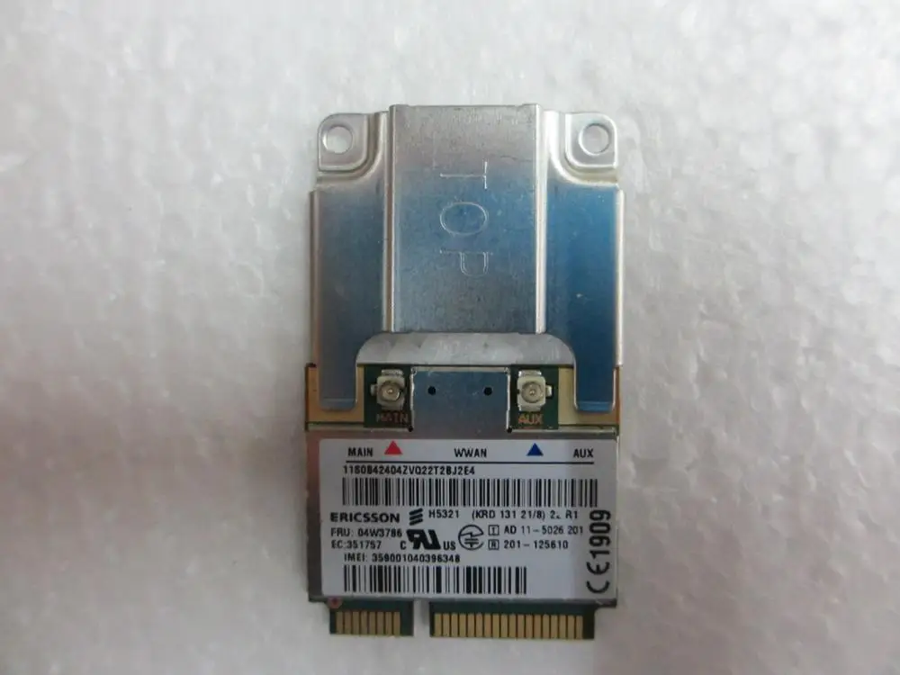 Разблокирована HS5321 H5321GW 3g модуль Половина мини pcie мобильный широкополосный карта wwan для lenovo Thinkpad FRU 04W3786 60Y3297