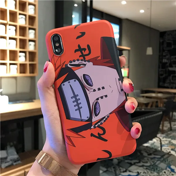 Lxuruy Наруто Саске светящийся чехол для телефона аниме для iPhone 11 Pro MAX 10X XS MAX XR 6 6s 7 8 Plus закаленное стекло задняя крышка - Цвет: TPU Case No Luminous