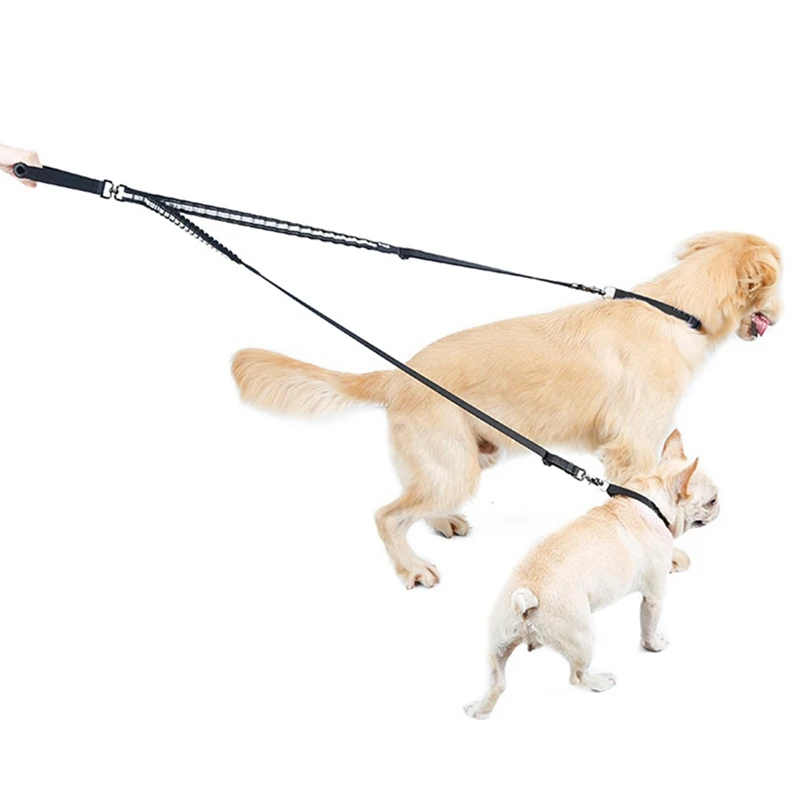 Для домашней собаки, двойные тяговые веревки, поводок для щенков, не запутывается, поводок со съемной ручкой из пенопласта для скалолазания домашних животных