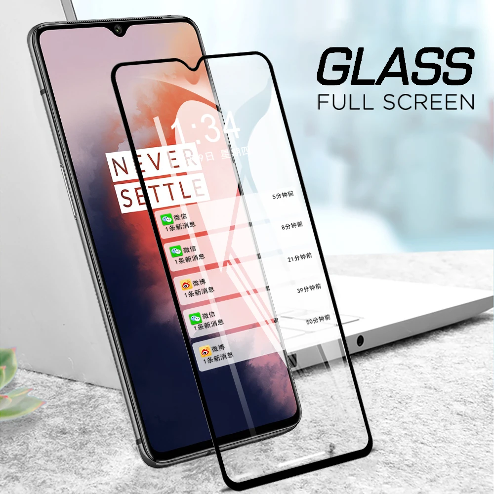 Motjerna полное покрытие закаленное стекло для OnePlus 5T A5010 One Plus 6T 7 7T Защита экрана 7t