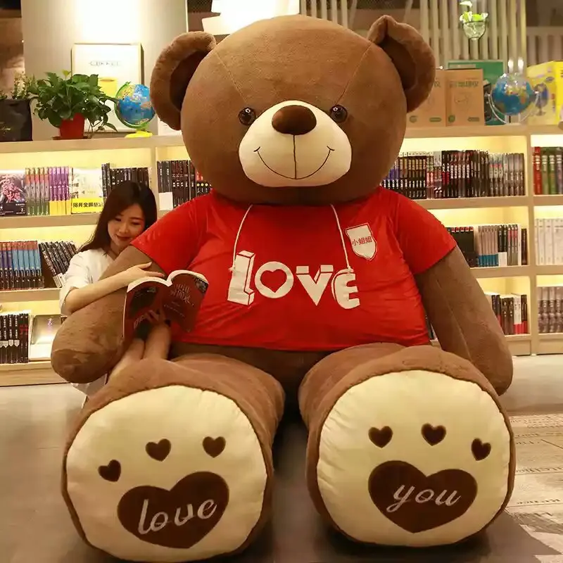 

Ultra Large Bear Teddy Panda Doll Plush Toys 1-2 M 3.4.5.6 1.2 Three M 8 Birthday Gift Women's