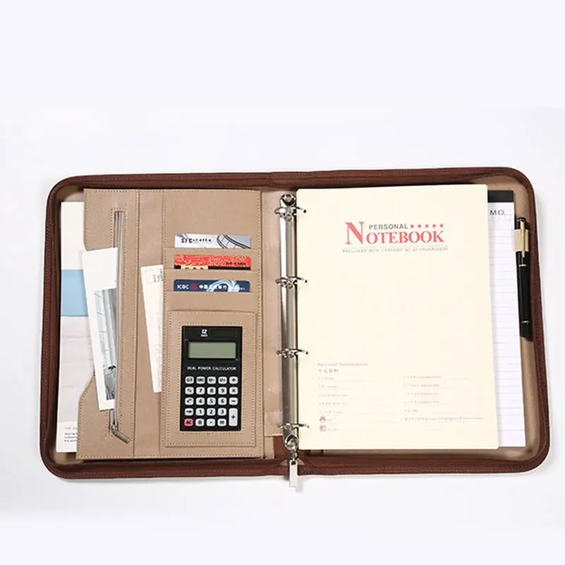 Индивидуальный Чехол портфель на молнии для удостоверения личности портативный