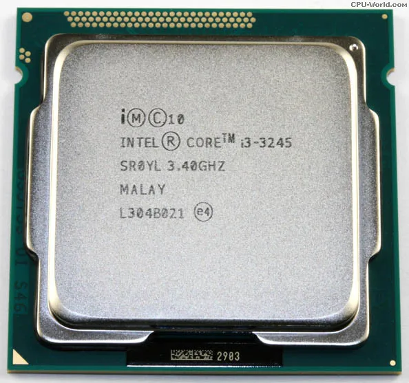 Двухъядерный процессор Intel i3 3245 3,4 GHz LGA 1155 3MB cache i3-3245 SR0YL cpu