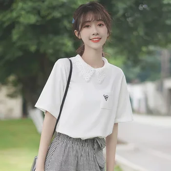 

Fashion Logo Printing T Shirts brown Women's Short Sleeve Fashion 100% cotton Female T-Shirts