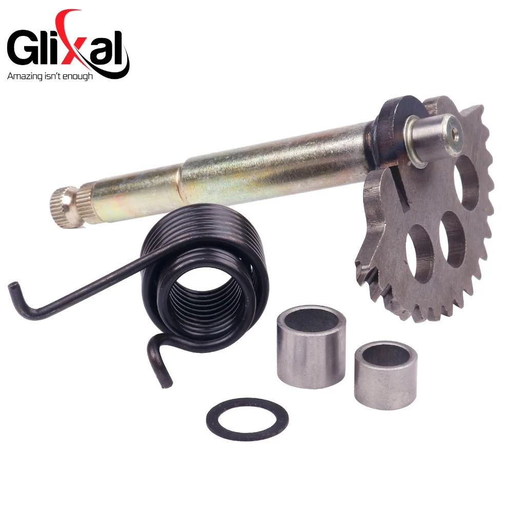 GY6 125cc 150cc Kick Start Shaft Spindle with Spring for 152QMI 157QMJ Moped Scooter ATV Go-Kart Engine