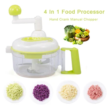 

Smile Mom A350 4 In 1 Food Processor Manual Food Chopper Meat Grinder Vegetable Mincer Egg Separator Fruit Blender