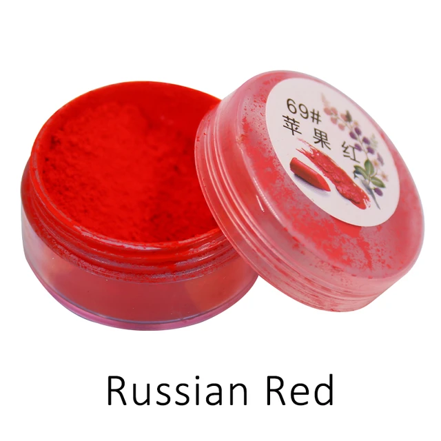 1g Russian Red Color Long Lasting Lip Gloss Pigment Powder