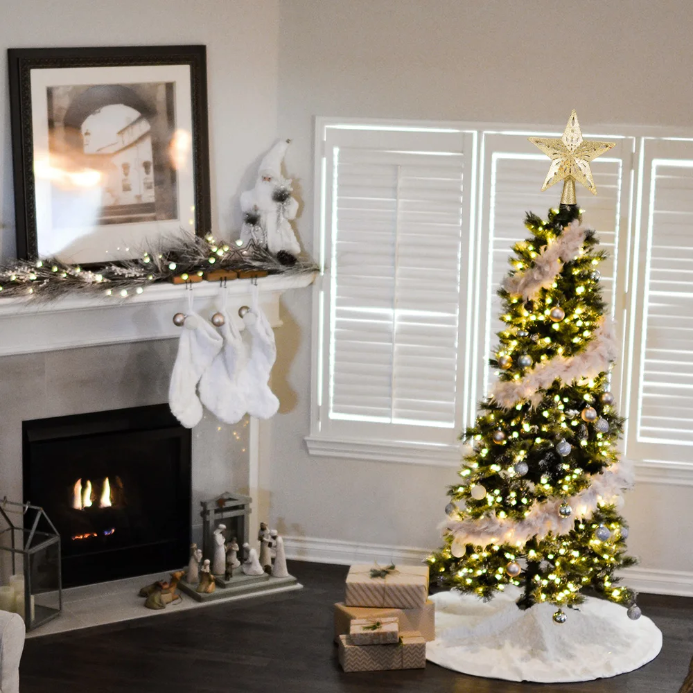 Светильник на рождественскую елку в форме звезды, регулируемый светодиодный светильник в виде снеговика, снеговика, полосы, RGB лазерный проектор, светильник, украшение на рождественскую елку