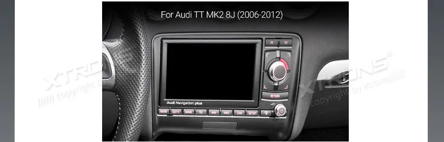 Cheap XTRONS Android 9.0 PX5 Octa Core GPS Navigation Radio Car DVD Player OBD for Audi TT MK2 8J 2006 2007 2008 2009 2010 2011 2012 3