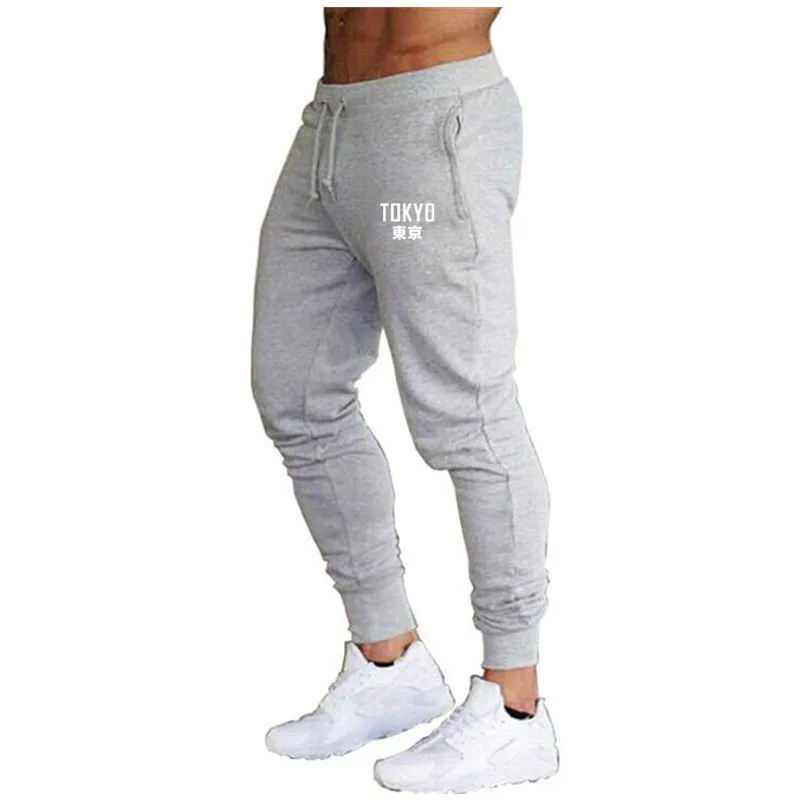 

Joggers Skinny Pants Men Running Sweatpants Gym Fitness Workout Track pants Male Bodybuilding Cotton Trousers Jogging Sportswear