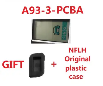 

NFLH A93ECO PCBA LCD Remote Control Starter Keychain for compatible Starline A93 ECO Russian Version Two Way Car Security