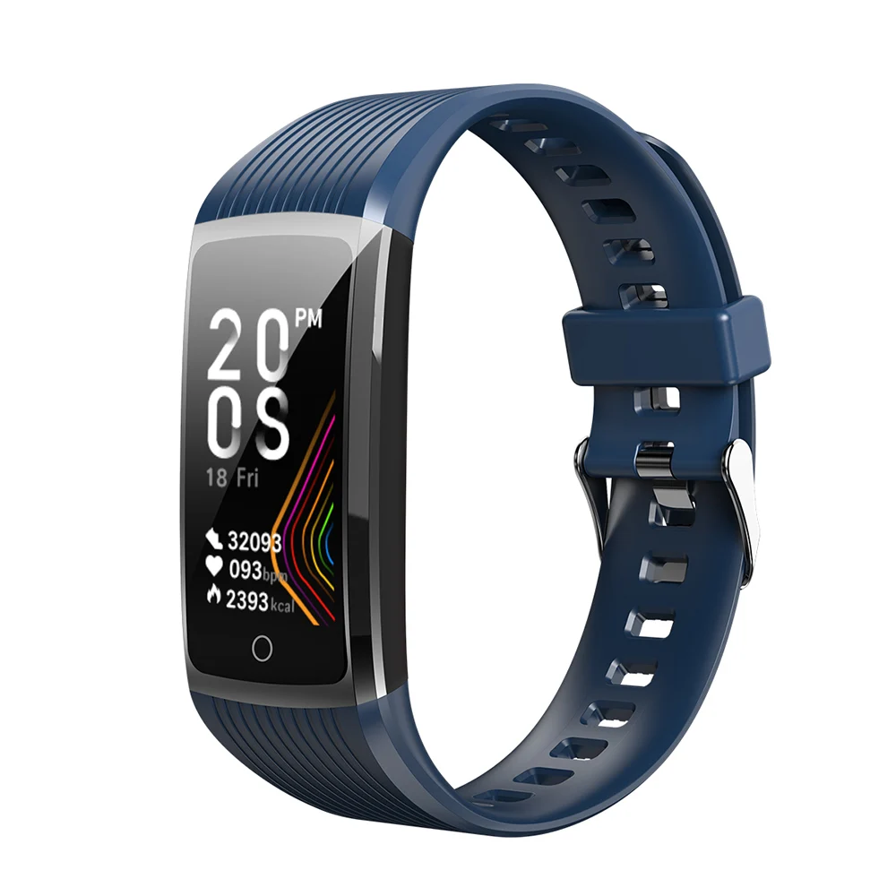 Fashion R12 TPU Smart Watch USB Charge Bluetooth Sport Band IP67 Waterproof Heart Rate Monitoring Smart Bracelet with Silica Gel 