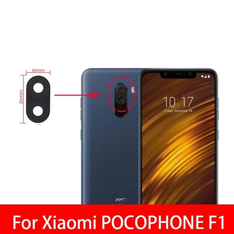 Rear Back Camera Glass Lens For Xiaomi Redmi Poco M3 F3 X3 NFC GT F2 F4 F5 X4 M4 Pro 4G 5G Pocophone F1 With Adhesive 2Pcs/Lot camera lens cover,phone camera lens