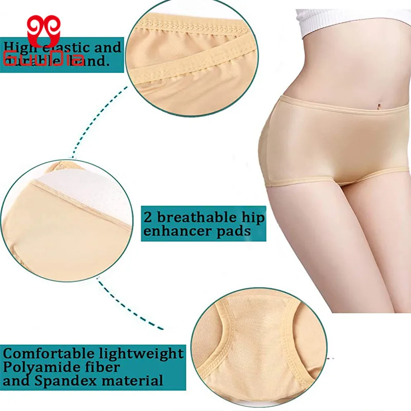 GUUDIA Womens Shapewear Butt Lifter Padded Control Panties Body