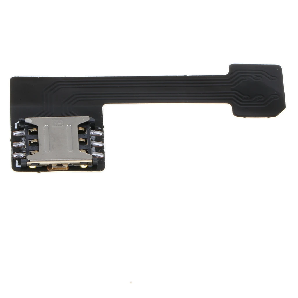 2 Pack Small Dual SIM Card Nano SD Adapter for Samsung Huawei Xiaomi Slim SIM Extender for Android Smartphone