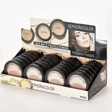 Компактная пудра контроль масла матовая Настройка макияжа прессованная пудра невидимые поры мате макияж Натуральная отделка косметика