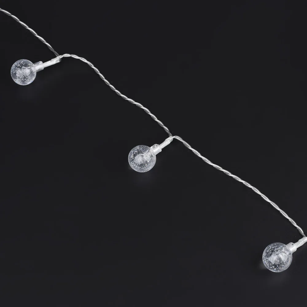 Романтический Хрустальный шар светильник 20LED праздничный штекер супер яркий садовый праздничный фонарь прочный Сказочный светильник