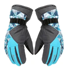 Толстые бархатные лыжные перчатки изолированные зимние теплые перчатки для холодной погоды мужские и женские водонепроницаемые ветрозащитные велосипедные уличные перчатки