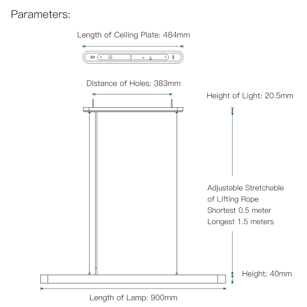 Yeelight светодиодный Интеллектуальный подвесной светильник для Xiaomi Mijia интеллектуальное приложение Голосовое управление современный подвесной потолочный светильник домашний декор