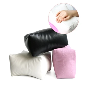 

Professional Nail Table Hand Pillow PU Pillow Holder Arm Rests Leather Armrest Cushion Salon Nail Tool Palm Nail Care Pillow
