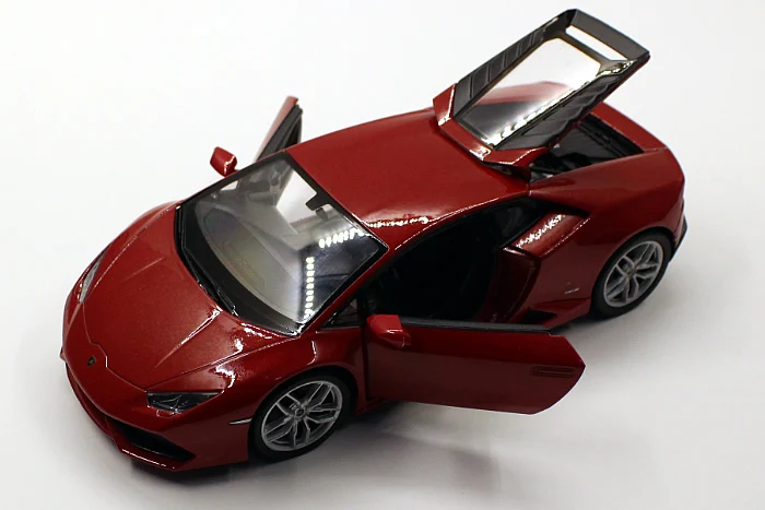 Welly 1/24 1:24 Lamborghini Huracan LP610-4 спортивный гоночный автомобиль Транспортное средство литье под давлением дисплей Модель игрушки на день рождения для детей мальчиков и девочек - Цвет: LP610-4  Red