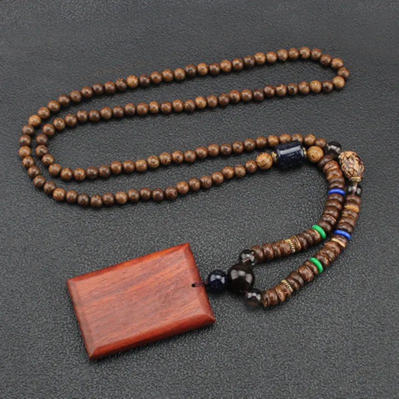 Vintage-Handmade-Nepal-Necklace-Buddhist-Mala-Wood-Beads-Pendant-Necklace-Ethnic-Horn-Fish-Long-Statement-Jewelry (4)