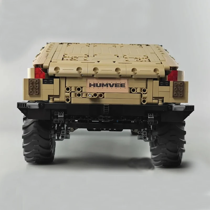 Fora de Estrada Blocos de Construção Presente de Natal Alta-tecnologia Militar Guerra Grande Veículo Modelo h1 Tijolo Controle Remoto Carro Brinquedos Crianças Menino Moc 24 Brinquedos e hobbies