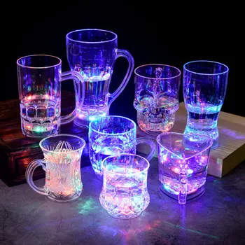 

BRELONG Colorful Colorful Induction Light Cup Drink Glass Cola Beer Fashion Bar Di Bar Party