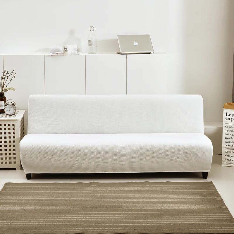 Водонепроницаемый стрейч без подлокотника складной диван-чехол все включено чехол для дивана плотный эластичный чехол сплошной цвет