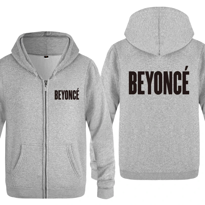 Музыка BEYONCE простые толстовки с надписью мужские мужские флисовые кардиганы на молнии толстовки с капюшоном - Цвет: HUIY HET