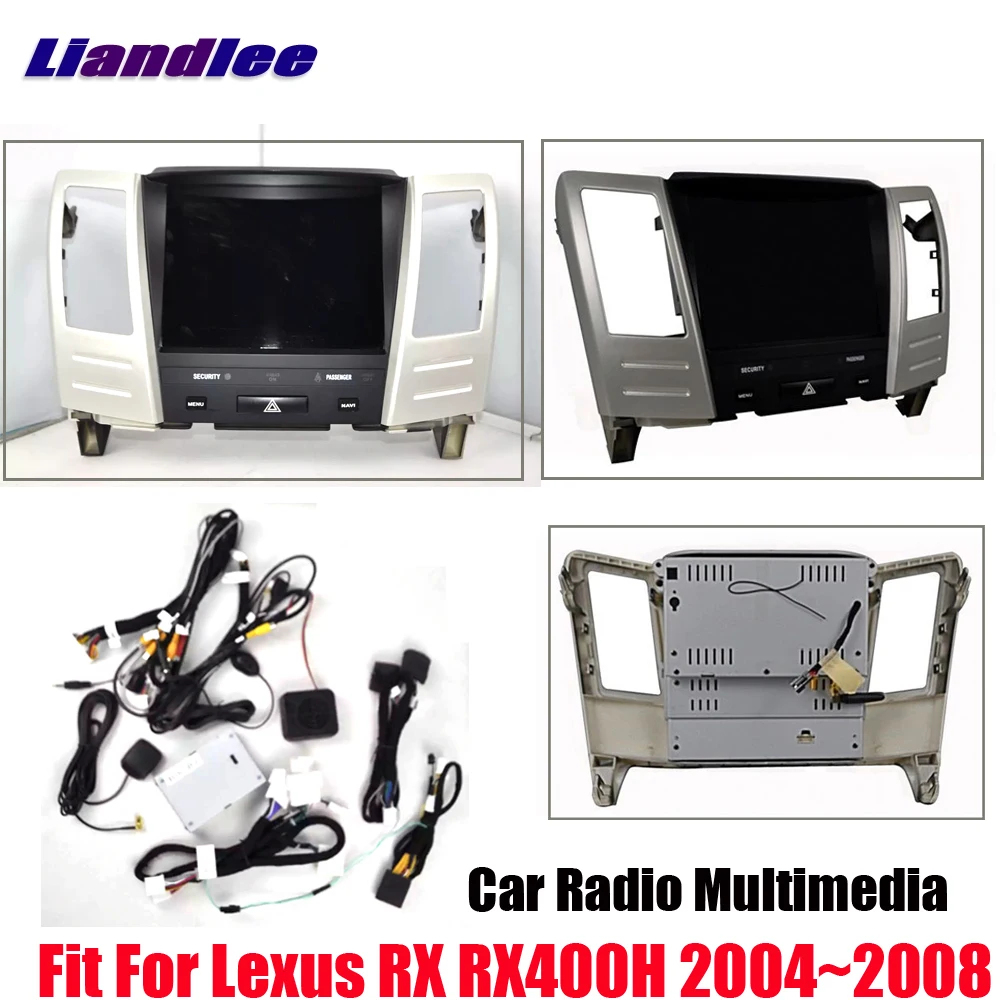Liandlee 8,4 дюймов Android экран для Lexus RX RX400H 2003~ 2008 автомобильный DSP Carplay BT Wifi gps-навигатор карта камера медиа