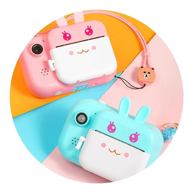 Children Instant Print Camera Thermal Printing Camera Digital Photo Camera Girl Toy Child Camera Video Recorder Birthday Gifts 4