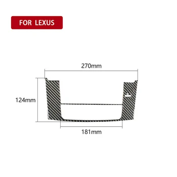 

Interior Decor Trim Navigation Panel Cover For LEXUS IS250 300 350 2006-12 1pc